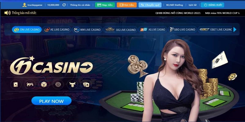 Top sảnh bài chất lượng nhất trên DG casino